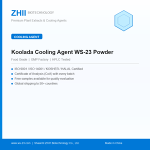 Koolada Cooling Agent WS-23 Powder - ZHII manufacturer plant extract powder