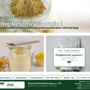Zingiberensis saponin I natural Fermentation Product extract powder - ZHII ShaanXi ZhiYi Biotechnology supplier